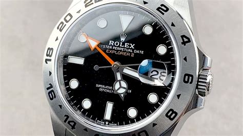 rolex explorer ii vs explorer|2021 rolex explorer ii review.